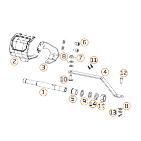 Kit commande à distance Travel pour moteur Travel et Travel XP TORQEEDO - Pièces détachées moteur électrique