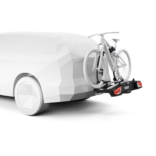 VeloSpace XT de THULE - porte vélo sur boule d'attelage 2 à 3 vélos - accessoire pour voiture, fourgon et van aménagé