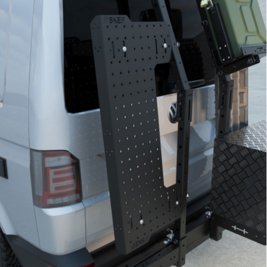 Module porte outils long SKEP pour porte matériaux Jacquard pour vans et fourgons aménagés