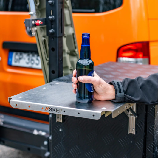 Tablette pliable SKEP - Accessoire offroad pour vans et fourgons aménagés
