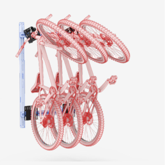 Module porte vélo SKEP - Accessoire pour Simulbar et porte matériel Jacquard pour van et fourgon aménagé