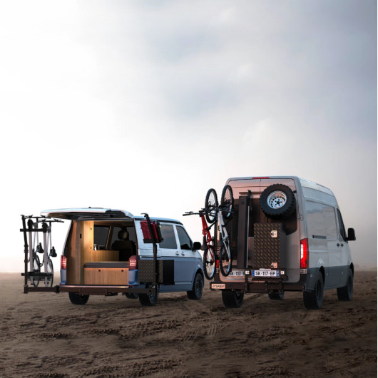 Porte matériels Jacquard SKEP spécial VW T5 T6 et T6.1 - Accessoire offroad et aventure pour vans aménagés