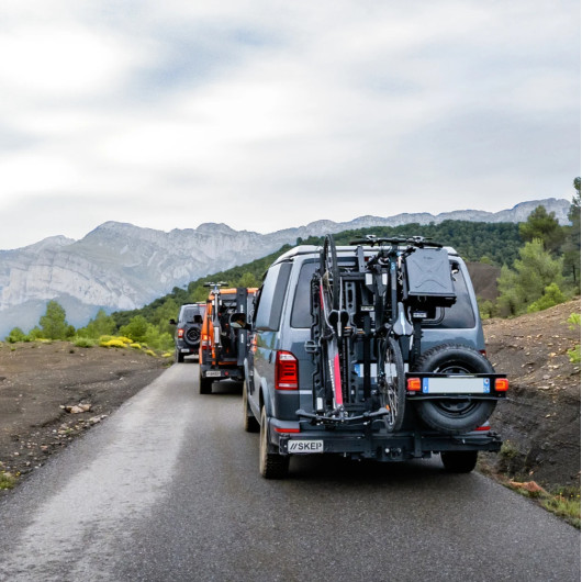 Porte matériels Jacquard SKEP spécial Transit Custom - Accessoire offroad et aventure pour vans aménagés