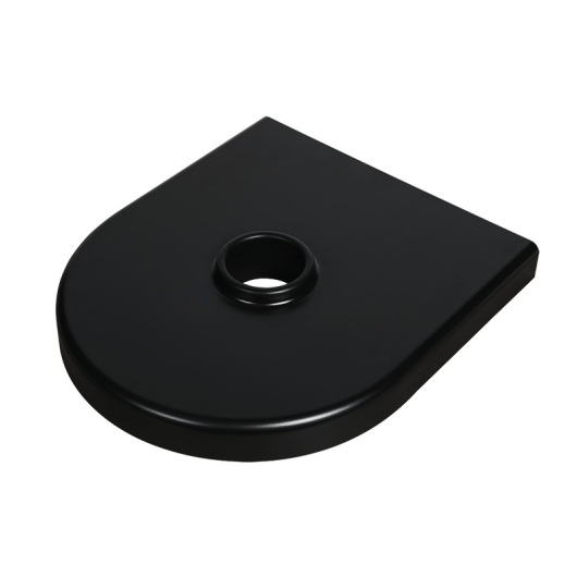 Couvercle WC pour aide à la vidange cassette Cato-R REISCH - Accessoires vidange toilettes camping-car - couvercle noir