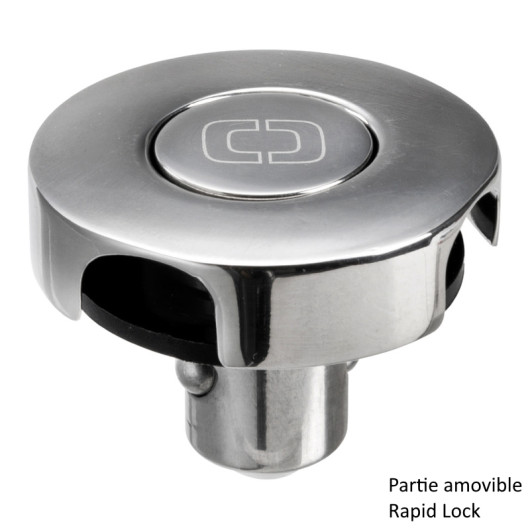 Attache rapide pour pont de bateau OSCULATI Rapid Lock - Cadène & pontet - Inox
