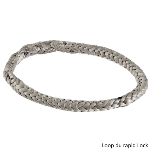 Attache rapide pour pont de bateau OSCULATI Rapid Lock - Cadène & pontet - loop dyneema 7 mm