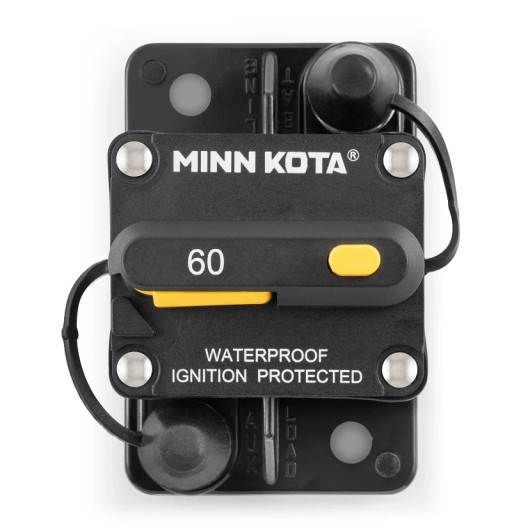 Fusible coupe circuit 60A étanche MKR-27 MINN KOTA - Accessoire moteur électrique - vue de face