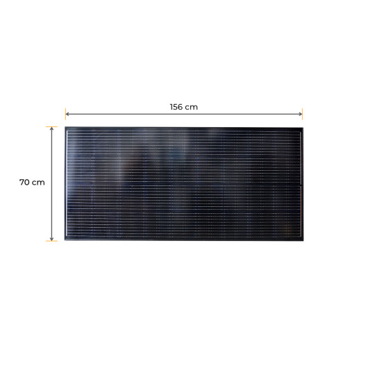 Panneau solaire rigide 200 W ORIUM - Panneau photovoltaïque pour van, fourgon aménagé, camping-car et bateau