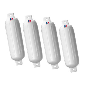 Pack  de 4 pare-battages Série OG4 blanc OSCULATI - Pare battage & défense longues