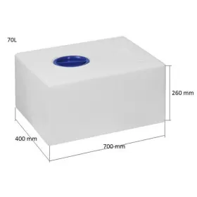 OSCULATI Réservoir rigide eau potable | 64 L Réservoir d'eau potable rigide de 64 L Osculati | Pour bateau, van aménagé et camping-car