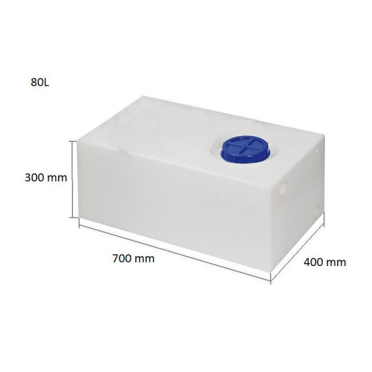 Réservoir rigide eau potable 74 L Osculati | cuve pour bateau, van aménagé et camping-car | dimensions