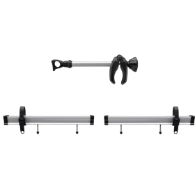 THULE Caravan Superb, kit troisième rail avec blocker pour porte vélo flèche de caravane.