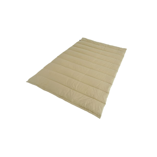 Duvet 1 personne Constellation Duvet Lux de OUTWELL - Sac de couchage 2 personnes de camping - vert / beige