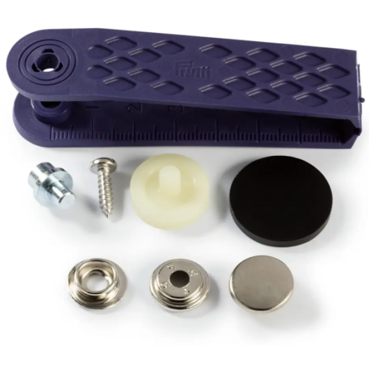 PRYM Kit complet pour rideau du bateau, du van et du camping-car, visuelle de l'outil de montage des pressions.