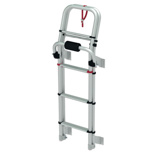 Deluxe 8 FIAMMA - échelle arrière extérieure pour paroi de camping-car - pliée