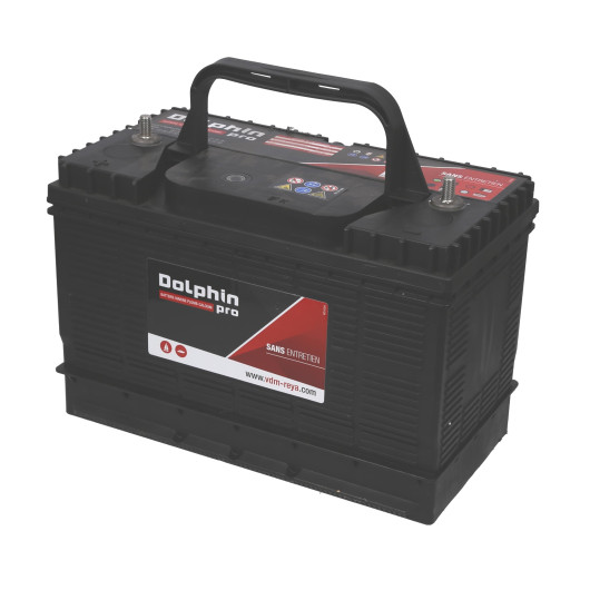 DOLPHIN Pro batterie de démarrage bateau 108 Ah 800 A stockage en fourgon