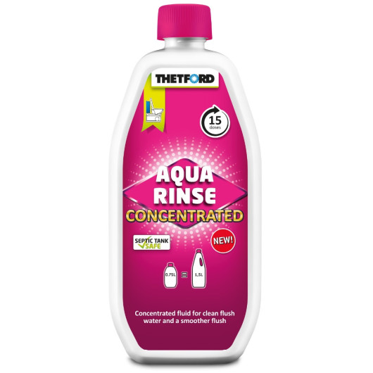 Aqua Rinse Concentred THETFORD - additif de rinçage 0,75L pour wc chimique de camping-car