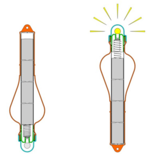 PLASTIMO Feu flottant avec support