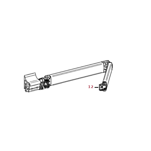 Vue éclatée pièces détachées STORE THULE Omnistor 5003 / Schéma bras gauche