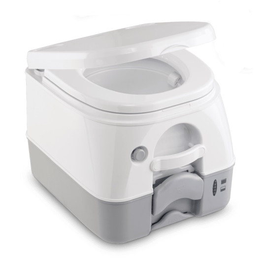 972 DOMETIC - Toilettes portables WC chimiques pour camping-car, van aménagé et bateau - blanches et grises