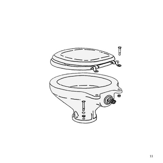 Pièces détachées pour WC Électriques OSCULATI - Pièces détachées WC - Cuvette