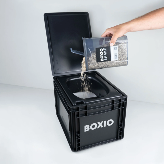 Litière de chanvre 5,6 L pour toilettes sèches Hemp BOXIO - Copeaux pour toilettes sèches - litière pour toilettes nomades