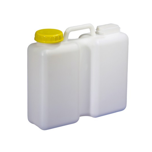 Jerrican extra plat DIN96 13 L COMET - Bidon d'eau pour van aménagé, camping et fourgon - avec empreinte pour sangle