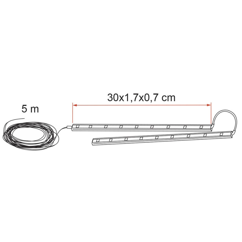 Leds FIAMMA à placer sous le store F45 S ou L 2.5m - Andorra Campers Leds FIAMMA à placer sous le store F45 S ou L 2.5m - Andorra Campers