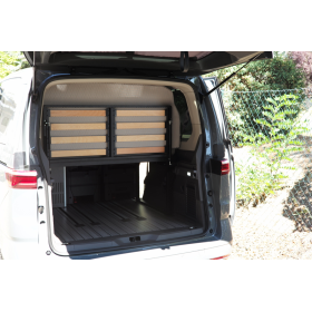 Lit dépliable avec sommier pour VW T7 de CARBEST - Aménagement de van