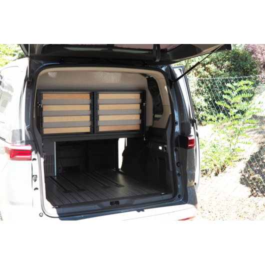 Lit dépliable avec sommier pour VW T7 Multivan de Reimo - Aménagement de van - lit pour van aménagé