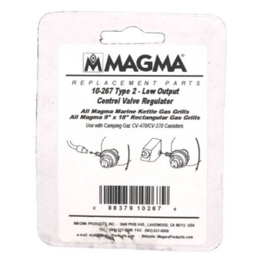 Détendeur régulateur gaz MAGMA - accessoire barbecue gaz de bateau pour bonbonne CAMPINGAZ - pièce détachée