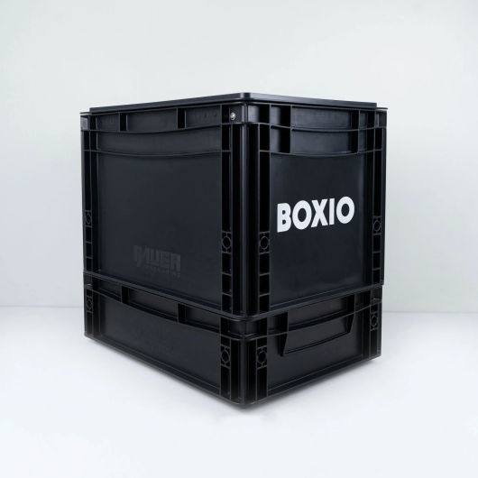 Boîte de rangement Eurobox Solo Up de BOXIO - Rangement intérieur de votre van aménagé - rehausse BOXIO Toilet