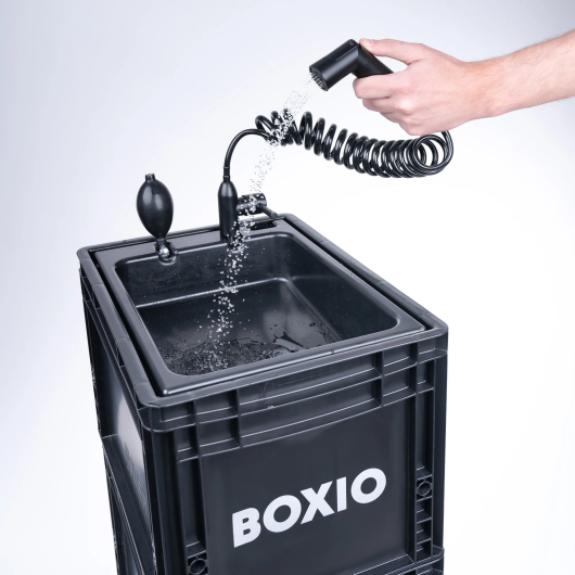 Douchette flexible pour évier Wash de BOXIO - Accessoires de douche pour van aménagé - douchette sans électricité