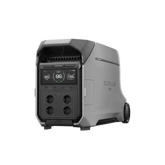 ECOFLOW Delta PRO 3 - Batterie nomade LiFePO4 4096 Wh pour fourgon, camping, bivouac et site isolé