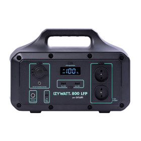 ORIUM Pack nomade IZYWATT 800 + Panneau solaire pliant 160W pour excursion, van et fourgon aménagé