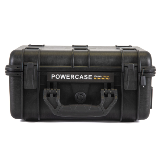 Powercase PK1600-100 ENERGIE MOBILE batterie lithium 1280Wh -  Electricité camping-car, van, bateau – vue sur la tranche