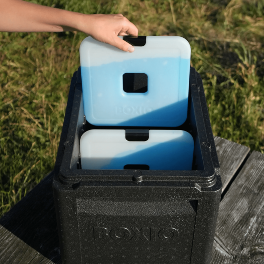 Pain de glace pour glacière BOXIO Cool - Accessoires pour glacière passive de camping - compartiments pour glacière BOXIO