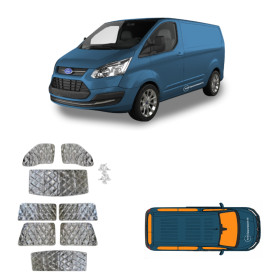 Kit rideaux isolants pour Ford Transit Custom 1 de NRF - Rideaux thermiques van aménagé