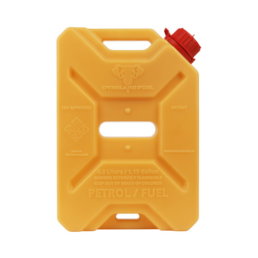 Jerrican à carburant 4,5 L - Accessoire pour camping-cars et fourgons aménagés - jaune