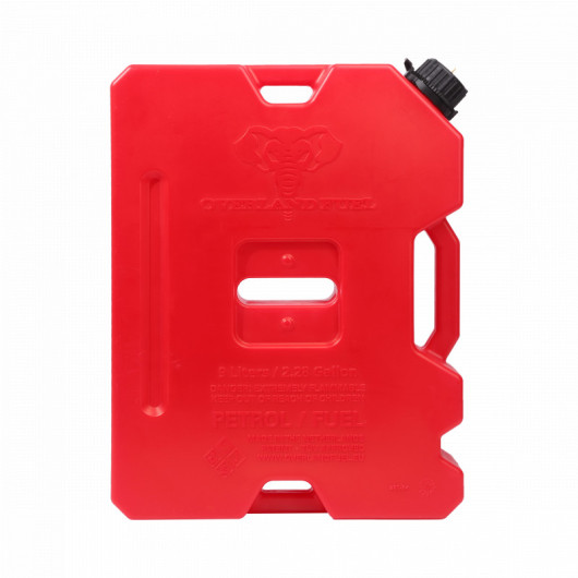 Jerrican à carburant 9 L - Accessoire pour camping-cars et fourgons aménagés - rouge