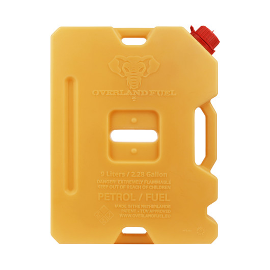 Jerrican à carburant 9 L - Accessoire pour camping-cars et fourgons aménagés - jaune