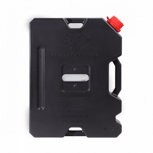Jerrican eau potable 9 L - Accessoire pour camping-cars et fourgons aménagés - noir