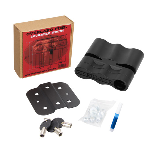 Fixation double avec serrure  - Accessoire pour camping-cars et fourgons aménagés - kit