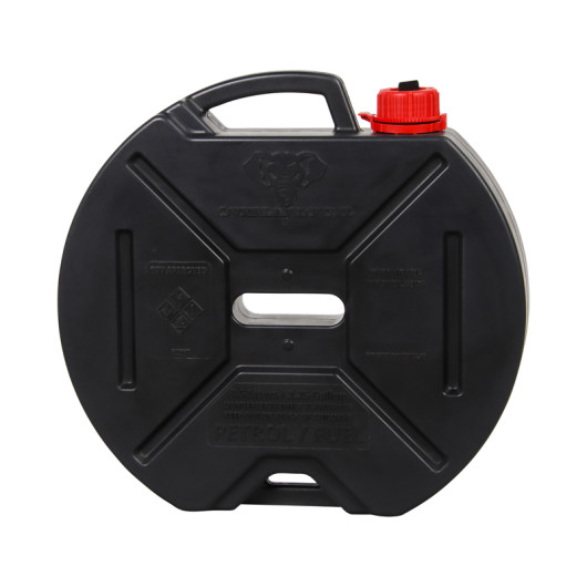 Jerrican à carburant 8,5 L - Accessoire pour camping-cars et fourgons aménagés - noir