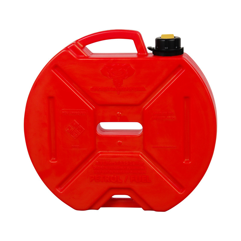 Jerrican Empilable 2,5 Litres UN - Plastique PEHD Sans BPA - Pour Carburant, Eau Ou Alimentaire - Couleur Naturelle Translucide