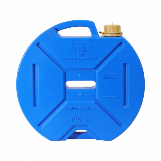 Jerrican eau potable 8,5 L - Accessoire pour camping-cars et fourgons aménagés - bleu