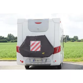 HTD Housse 2/3 vélos - Accessoire pour porte-vélos de camping-car - arrière