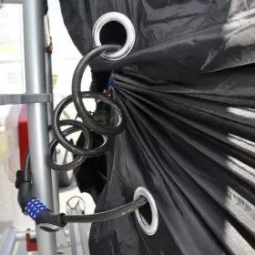 HTD Housse 2/3 vélos - Accessoire pour porte-vélos de camping-car - arrière