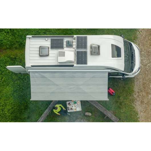 Régulateur PWM MSC-1010 MESTIC - Accessoire solaire pour camping-car et fourgons aménagés - panneau solaire en situation