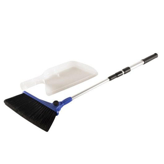 Balai rétractable avec pelle HTD - Matériel d'entretien des surfaces -  ensemble